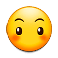 Emoji 😶 Faccina Senza Bocca su Samsung Experience 8.0.