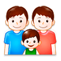 👨‍👨‍👦 Emoji Familie: Mann, Mann und Junge Samsung Experience 8.0.