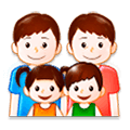 👨‍👨‍👧‍👦 Emoji Familia: Hombre, Hombre, Niña, Niño en Samsung Experience 8.0.