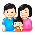 Émoji 👪🏻 Famille, Peau Claire sur Samsung Experience 8.0.