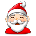 🎅🏻 Emoji Papai Noel: Pele Clara na Samsung Experience 8.0.