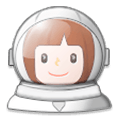 👩‍🚀 Emoji Astronauta Mujer en Samsung Experience 8.0.