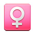 ♀️ Emoji Símbolo De Feminino na Samsung Experience 8.0.
