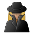🕵🏼‍♀️ Emoji Detective Mujer: Tono De Piel Claro Medio en Samsung Experience 8.0.