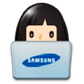 👩🏻‍💻 Emoji Tecnóloga: Tono De Piel Claro en Samsung Experience 8.0.