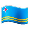 🇦🇼 Emoji Bandera: Aruba en Samsung Experience 8.0.