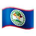 Émoji 🇧🇿 Drapeau : Belize sur Samsung Experience 8.0.