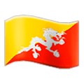 Émoji 🇧🇹 Drapeau : Bhoutan sur Samsung Experience 8.0.