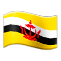 🇧🇳 Emoji Bandera: Brunéi en Samsung Experience 8.0.