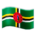 🇩🇲 Emoji Bandeira: Dominica na Samsung Experience 8.0.