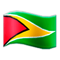 🇬🇾 Emoji Bandeira: Guiana na Samsung Experience 8.0.