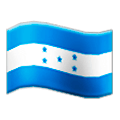 🇭🇳 Emoji Bandera: Honduras en Samsung Experience 8.0.