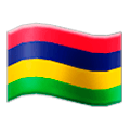 🇲🇺 Emoji Bandera: Mauricio en Samsung Experience 8.0.