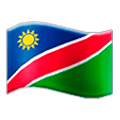 🇳🇦 Emoji Bandeira: Namíbia na Samsung Experience 8.0.