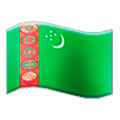 🇹🇲 Emoji Bandera: Turkmenistán en Samsung Experience 8.0.