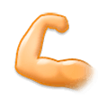 💪 Emoji Bíceps Flexionado en Samsung Experience 8.0.