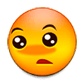 😳 Emoji Rosto Ruborizado na Samsung Experience 8.0.