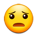 😦 Emoji entsetztes Gesicht Samsung Experience 8.0.