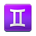 Emoji ♊ Segno Zodiacale Dei Gemelli su Samsung Experience 8.0.