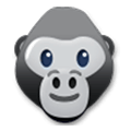 🦍 Emoji Gorila en Samsung Experience 8.0.