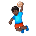 🤾🏿 Emoji Persona Jugando Al Balonmano: Tono De Piel Oscuro en Samsung Experience 8.0.