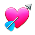 💘 Emoji Corazón Con Flecha en Samsung Experience 8.0.