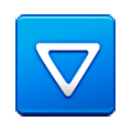 ⛛ Emoji Triângulo branco direcionado para baixo  na Samsung Experience 8.0.