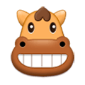 Emoji 🐴 Muso Di Cavallo su Samsung Experience 8.0.