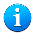 ℹ️ Emoji Buchstabe „i“ in blauem Quadrat Samsung Experience 8.0.