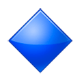 🔷 Emoji Rombo Azul Grande en Samsung Experience 8.0.