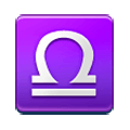 Emoji ♎ Segno Zodiacale Della Bilancia su Samsung Experience 8.0.