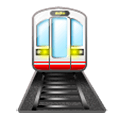 Emoji 🚈 Metrotranvia su Samsung Experience 8.0.