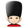 💂🏻‍♂️ Emoji Wachmann: helle Hautfarbe Samsung Experience 8.0.