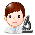 Emoji 👨‍🔬 Scienziato su Samsung Experience 8.0.