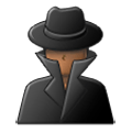🕵🏽‍♂️ Emoji Detective Hombre: Tono De Piel Medio en Samsung Experience 8.0.
