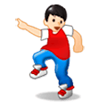 🕺🏻 Emoji Hombre Bailando: Tono De Piel Claro en Samsung Experience 8.0.
