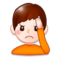 🤦‍♂️ Emoji sich an den Kopf fassender Mann Samsung Experience 8.0.