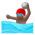🤽🏿‍♂️ Emoji Homem Jogando Polo Aquático: Pele Escura na Samsung Experience 8.0.