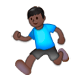 🏃🏿‍♂️ Emoji Hombre Corriendo: Tono De Piel Oscuro en Samsung Experience 8.0.