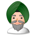 👳‍♂️ Emoji Mann mit Turban Samsung Experience 8.0.