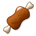 Emoji 🍖 Carne su Samsung Experience 8.0.