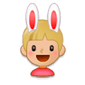 Emoji 👯🏼‍♂️ Uomini Con Orecchie Da Coniglio, Carnagione Abbastanza Chiara su Samsung Experience 8.0.