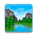 🏞️ Emoji Parque Nacional en Samsung Experience 8.0.