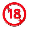 Emoji 🔞 Simbolo Di Divieto Ai Minorenni su Samsung Experience 8.0.