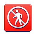 🚷 Emoji Prohibido El Paso De Peatones en Samsung Experience 8.0.