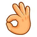 👌 Emoji Señal De Aprobación Con La Mano en Samsung Experience 8.0.