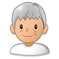 👴🏼 Emoji Anciano: Tono De Piel Claro Medio en Samsung Experience 8.0.