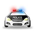 🚔 Emoji Viatura Policial Se Aproximando na Samsung Experience 8.0.