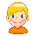 👱🏻 Emoji Persona Adulta Rubia: Tono De Piel Claro en Samsung Experience 8.0.