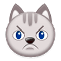 😾 Emoji Rosto De Gato Mal-humorado na Samsung Experience 8.0.